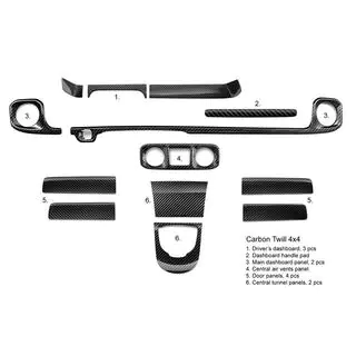 Set Carbon Einsätze Innenraum
