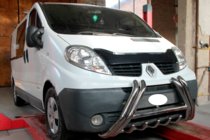 Renault Trafic 2001–2015 Frontbügel F1-01 (Edelstahl) Foto 3