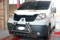 Opel Vivaro 2001–2015 Frontbügel F1-01 (Edelstahl) Foto 2