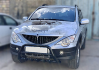 SsangYong Kyron 2005-2014 Frontbügel Black WT003 (Edelstahl) Foto 2