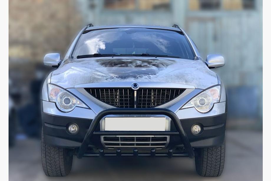 SsangYong Kyron 2005-2014 Frontbügel Black WT003 (Edelstahl) Image
