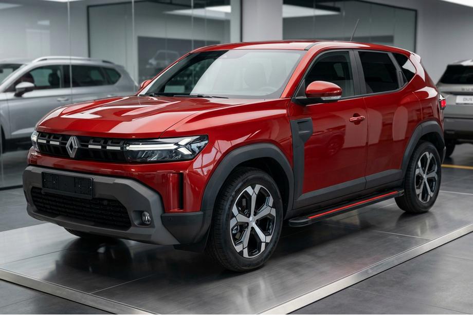 Dacia Duster 2024- Seitenschweller Maya Red (2 Stk., Aluminium) Image