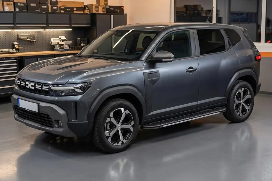 Dacia Duster 2024- Seitenschweller Bosphore Grey (2 Stk., Aluminium) Foto 1