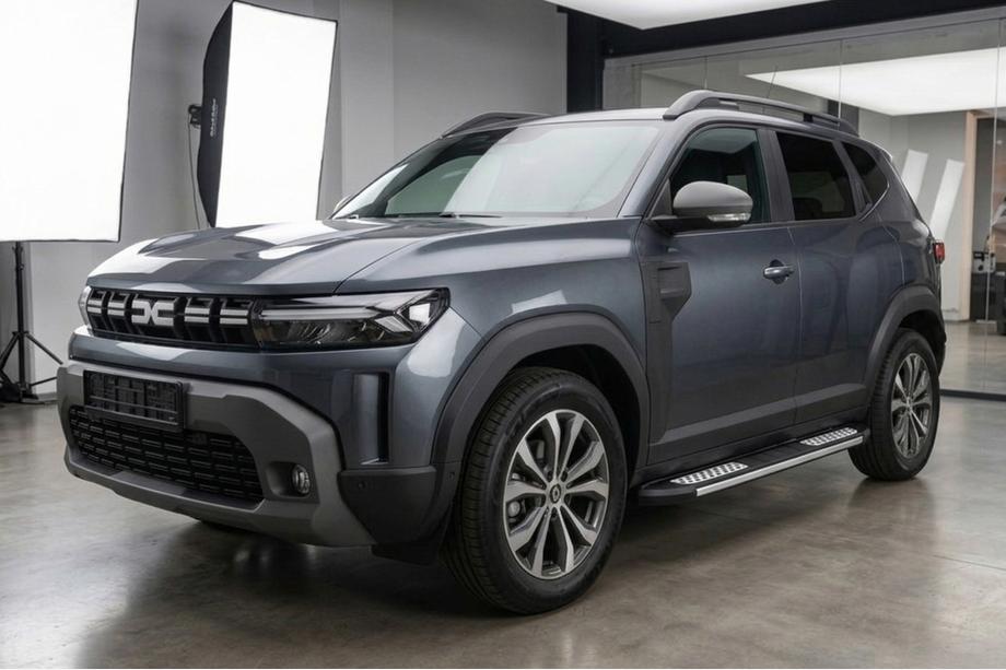 Dacia Duster 2024- Seitenschweller Tayga Grey V2 (2 Stk., Aluminium) Image