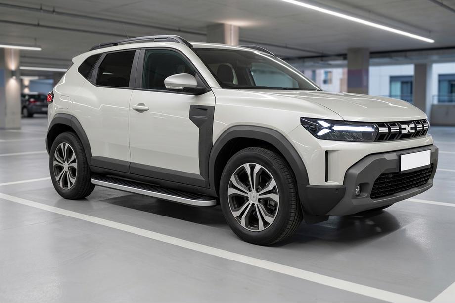 Dacia Duster 2024- Seitenschweller Tayga Grey V1 (2 Stk., Aluminium) Image
