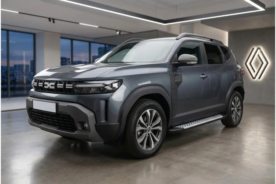 Dacia Duster 2024- Trittbretter Allmond Grey (2 Stk., Aluminium) Image