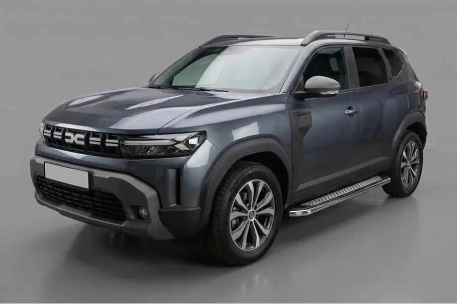 Dacia Duster 2024- Seitenschweller Maydos V2 (2 Stk., Aluminium & Edelstahl) Image