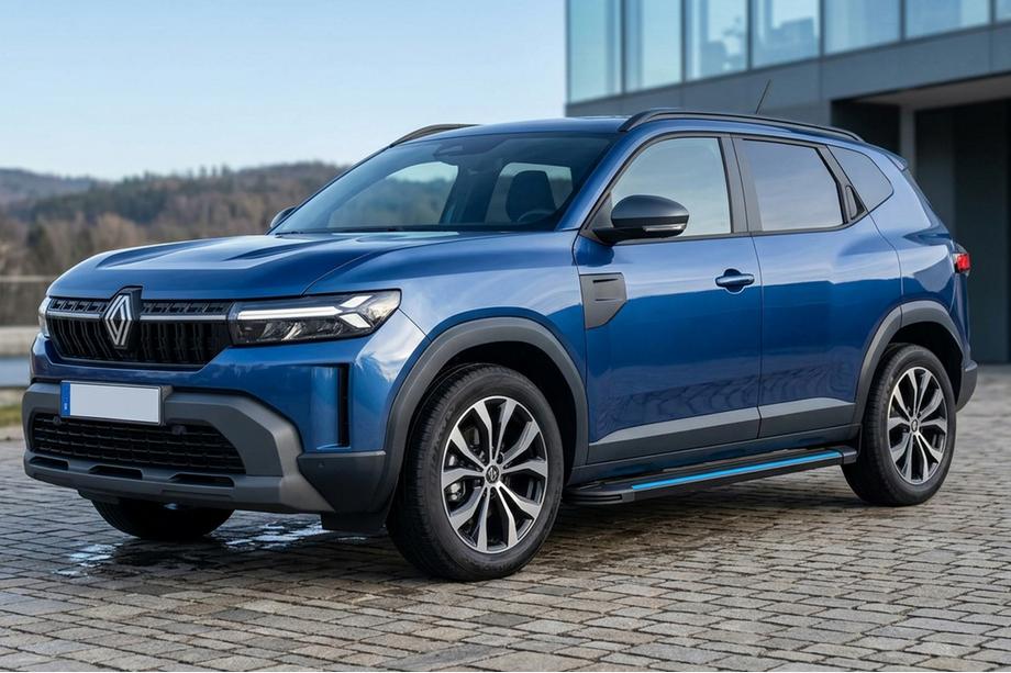 Renault Duster 2024- Seitenschweller Maya Blue (2 Stk., Aluminium) Image