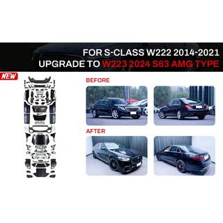 Facelift Kit auf W223 S63 AMG (mit Türgriffen und Einsätzen) Mercedes S-сlass W222 2013-2022