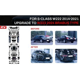 Facelift Kit auf W223 BRB (mit Türgriffen und Einsätzen) Mercedes S-сlass W222 2013-2022