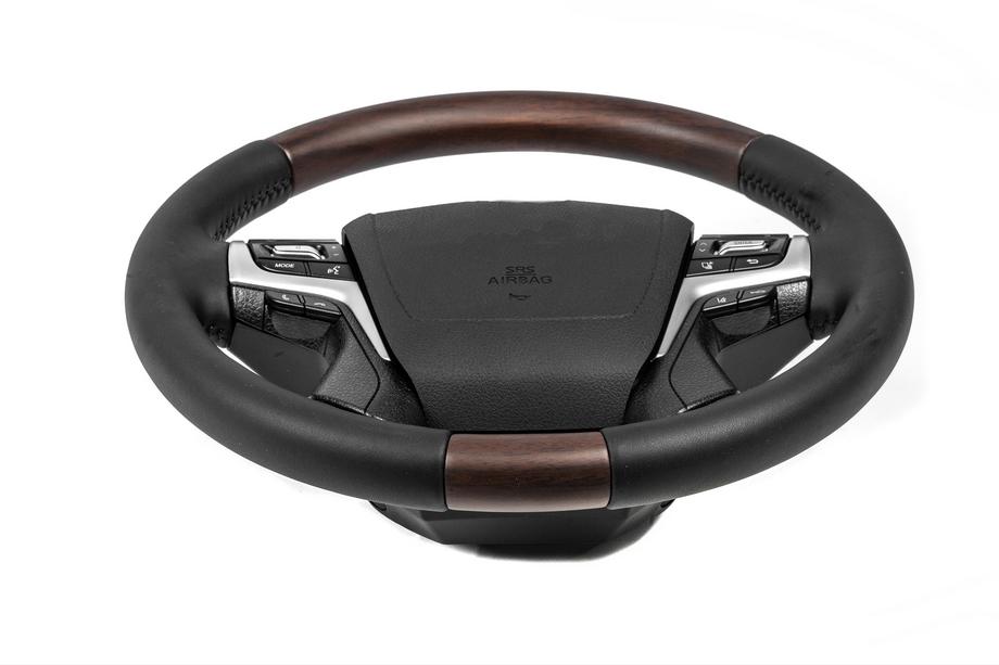 Toyota Land Cruiser 200 2007-2021 Lenkrad mit Heizung (dunkles Holz) Foto 4