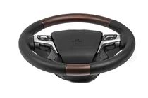 Toyota Land Cruiser Prado 150 2009-2023 Lenkrad mit Heizung (dunkles Holz) Foto 2