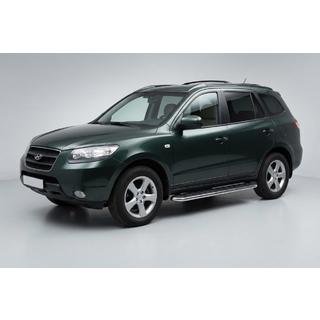 Trittbretter Maydos V1 (2 Stk., Aluminium & Edelstahl) Hyundai Santa Fe 2 2006-2012 Foto 1