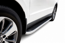 Hyundai Santa Fe 2 2006-2012 Seitenschweller Tayga Grey (2 Stk., Aluminium) Foto 1