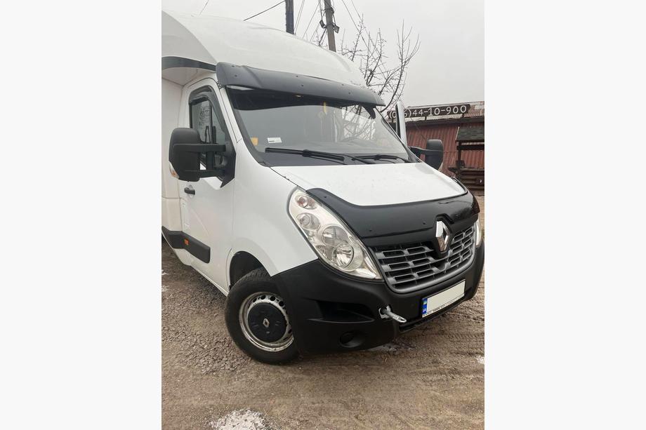 Nissan NV400 2010-2024 Frontscheibenblende V1 (schwarz glanz, 5mm) Image