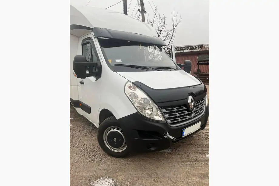 Opel Movano 2010-2021 Frontscheibenblende V1 (schwarz glanz, 5mm) Image