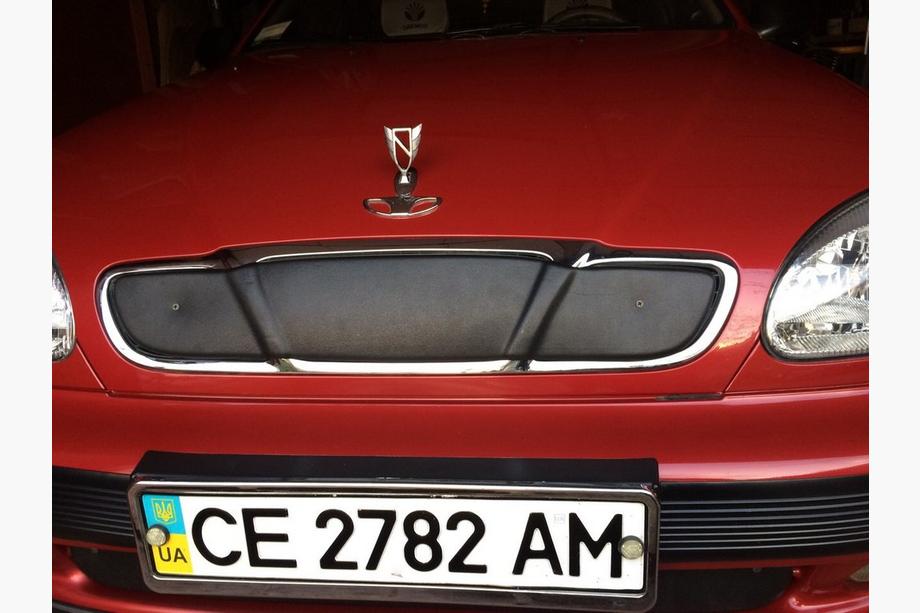 Daewoo Lanos 1998-2017 Winterabdeckung für Kühlergrill (oben) glänzend Foto 3