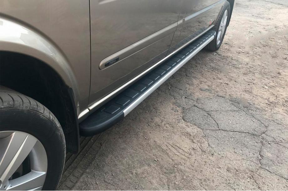 Mercedes Vito W639 2004-2014 Trittbretter Duru (2 Stk., Aluminium) Lang (ExtraLong) Image