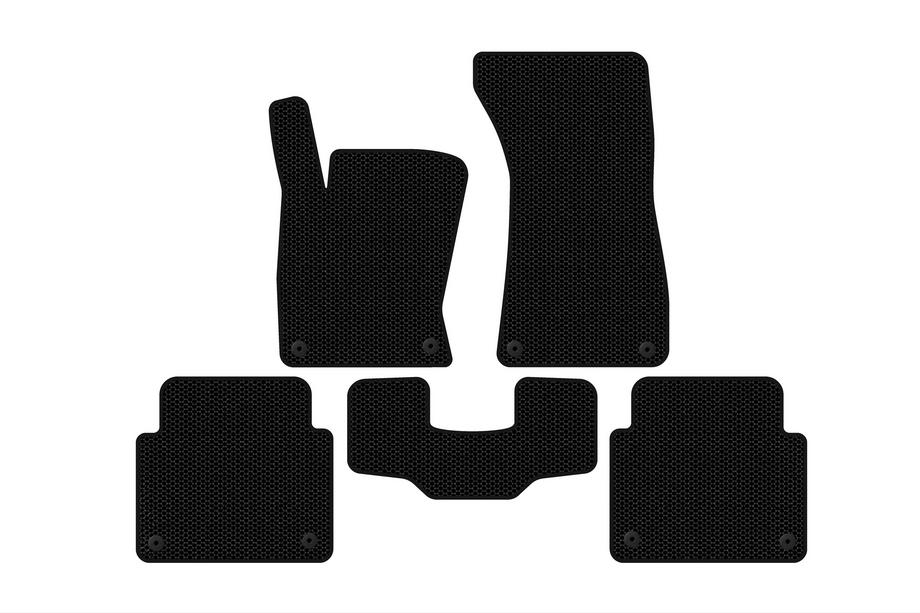 Audi A8 2002-2009 Gummimatten Carsuit (Short, Schwarz) Image