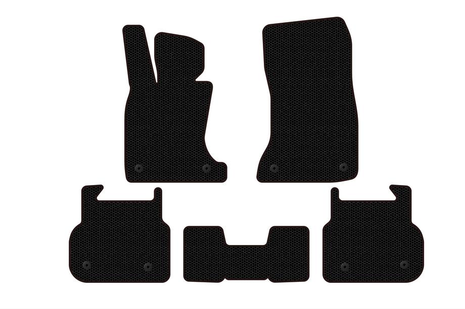 BMW 7 Series F01/F02 2008-2015 Gummimatten Carsuit (für F01, schwarz) Foto 1