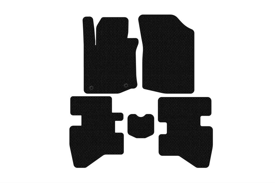 Citroen C-1 2014-2021 Gummimatten Carsuit (HB, schwarz) Foto 1