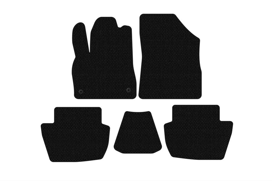 Citroen DS-5 2011-2015 Gummimatten Carsuit (HB, Hybrid/Automatik, schwarz) Image