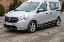 Dacia Dokker 2013-2022 Seitenschweller Bosphorus Black (2 Stk., Aluminium) Foto 1
