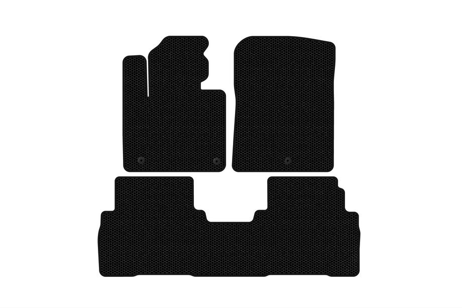 Kia Sorento III UM 2014-2020 Gummimatten Carsuit (7-Sitzer, schwarz) Foto 1