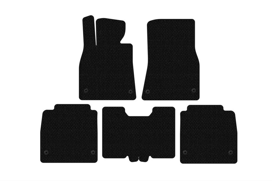 Lexus LS 2007-2017 Gummimatten Carsuit (2007-2010, SD, Langversion, schwarz) Image
