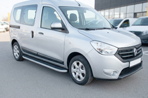 Renault Dokker 2013-2022 Seitenschweller Tayga Grey (2 Stk., Aluminium) Foto 1