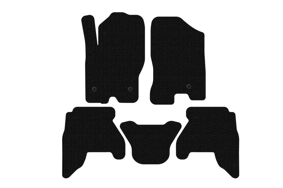 Nissan Pathfinder R51 2005-2014 Gummimatten Carsuit V1 (2 Reihen, schwarz, 2010-2014) Image