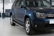 Dacia Duster 2008-2018 Trittbretter Maydos V1 (2 Stk., Aluminium & Edelstahl) Foto 1