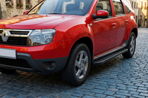 Dacia Duster 2008-2018 Seitenschweller Bosphorus Black (2 Stk., Aluminium) Foto 1