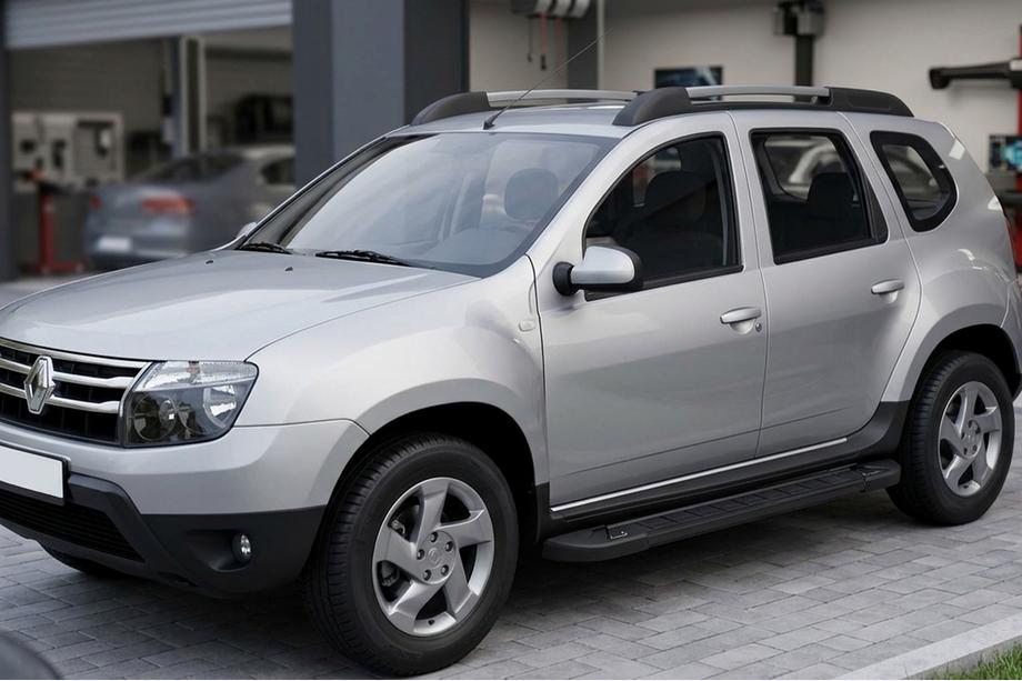 Dacia Duster 2008-2018 Seitenschweller RedLine Black (2 Stk., Aluminium) Image