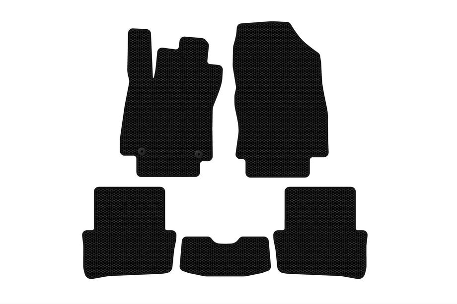 Renault Clio IV 2012-2019 Gummimatten Carsuit (2012-2016, HB, 5-turig, schwarz) Image