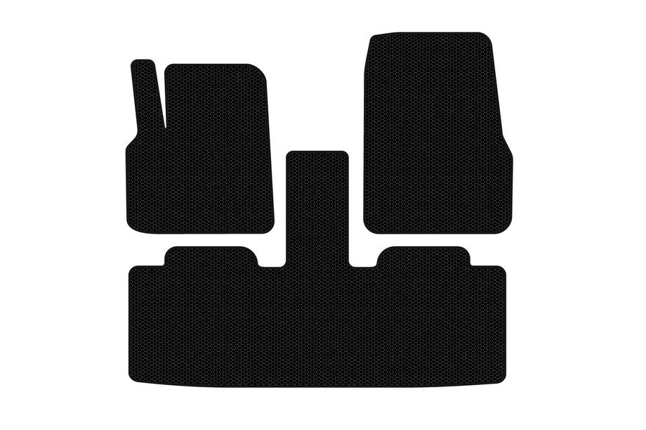 Renault Espace 2002-2014 Gummimatten Carsuit (2 Reihen, 7-Sitzer, schwarz) Image
