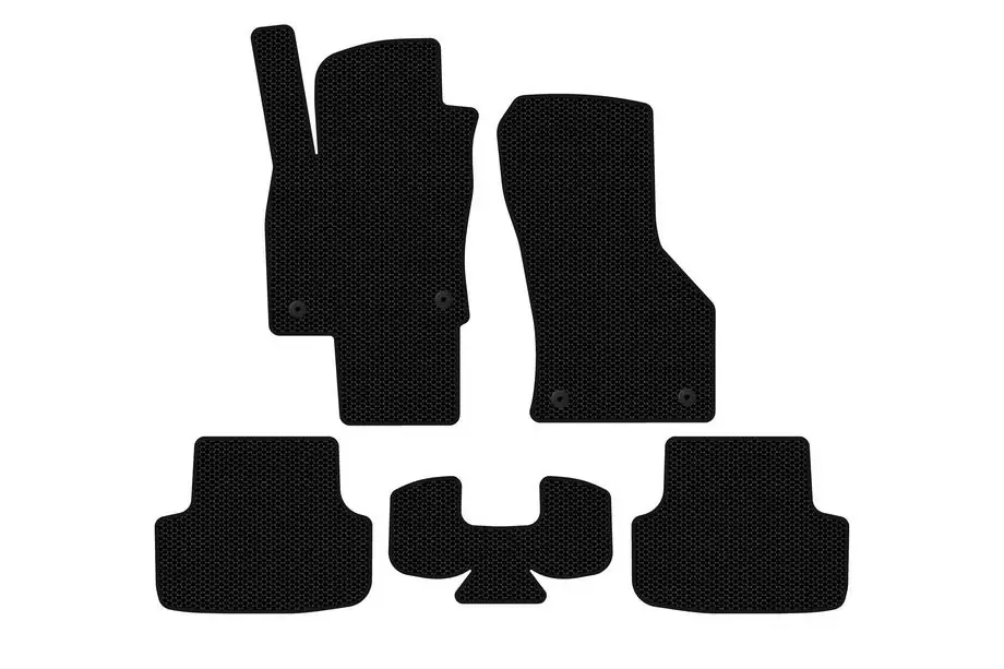 Seat Leon 2013-2020 Gummimatten Carsuit (Schwarz) Image