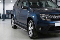 Renault Duster 2008–2017 Trittbretter Maydos V1 (2 Stk., Aluminium & Edelstahl) Foto 1