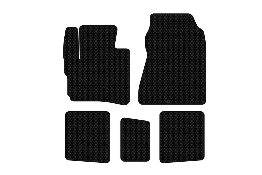 Toyota IQ 2008-2015 Gummimatten Carsuit (HB, schwarz) Image