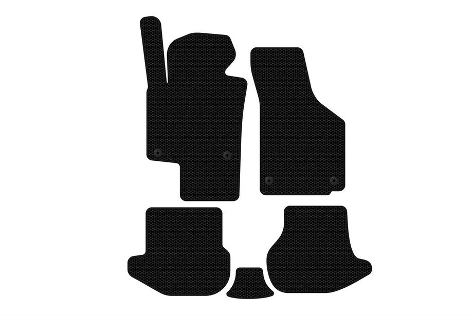 Volkswagen EOS 2006-2011 Gummimatten Carsuit (Schwarz) Image