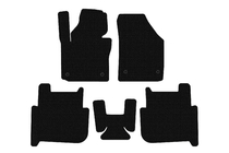 Volkswagen Touran 2003-2010 Gummimatten Carsuit (2 Reihen, 2006-2010, 7-Sitzer, schwarz) Foto 1