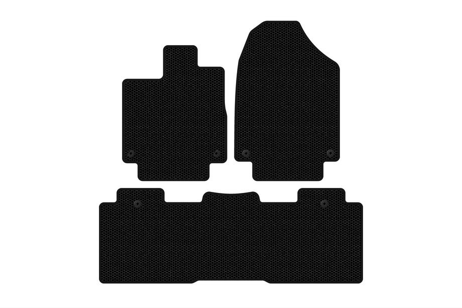 Honda Odyssey 2017– Gummimatten Carsuit (2 Reihen, schwarz) Image