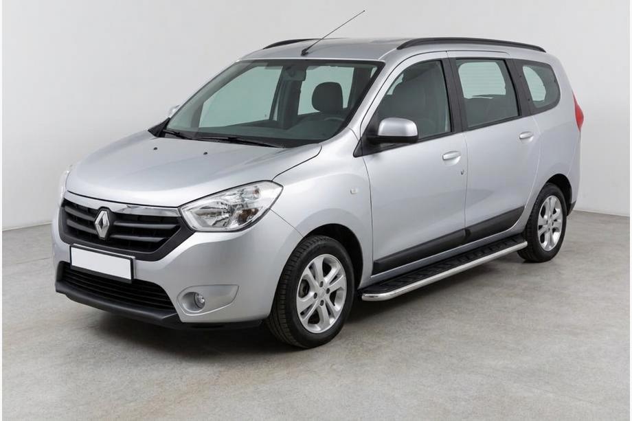 Dacia Lodgy 2012-2022 Trittbretter Maydos V1 (2 Stk., Aluminium & Edelstahl) Image