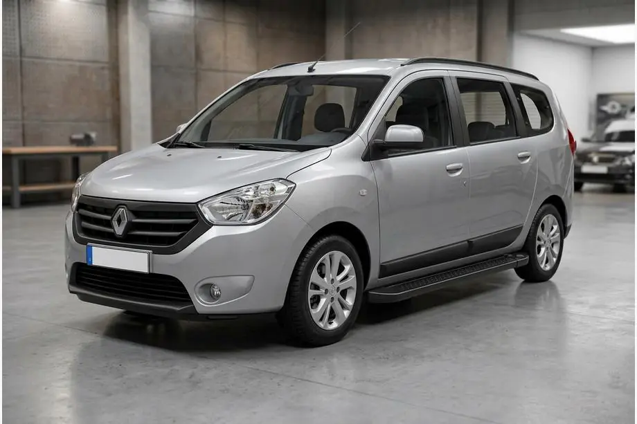 Renault Lodgy 2013-2022 Trittbretter Allmond Black (2 Stk., Aluminium) Image