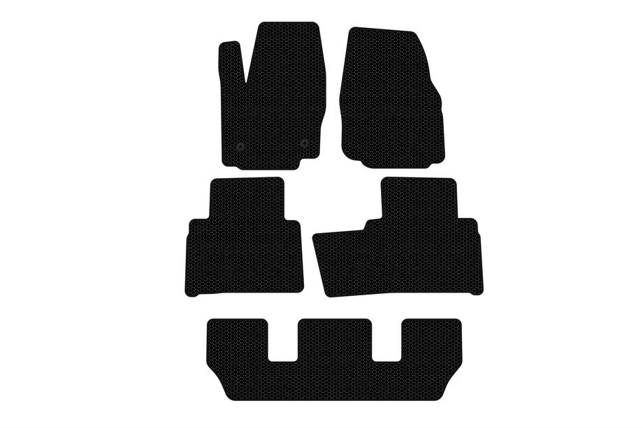 Ford Galaxy 2007-2015 Gummimatten Carsuit (3 Reihen, schwarz) Foto 1