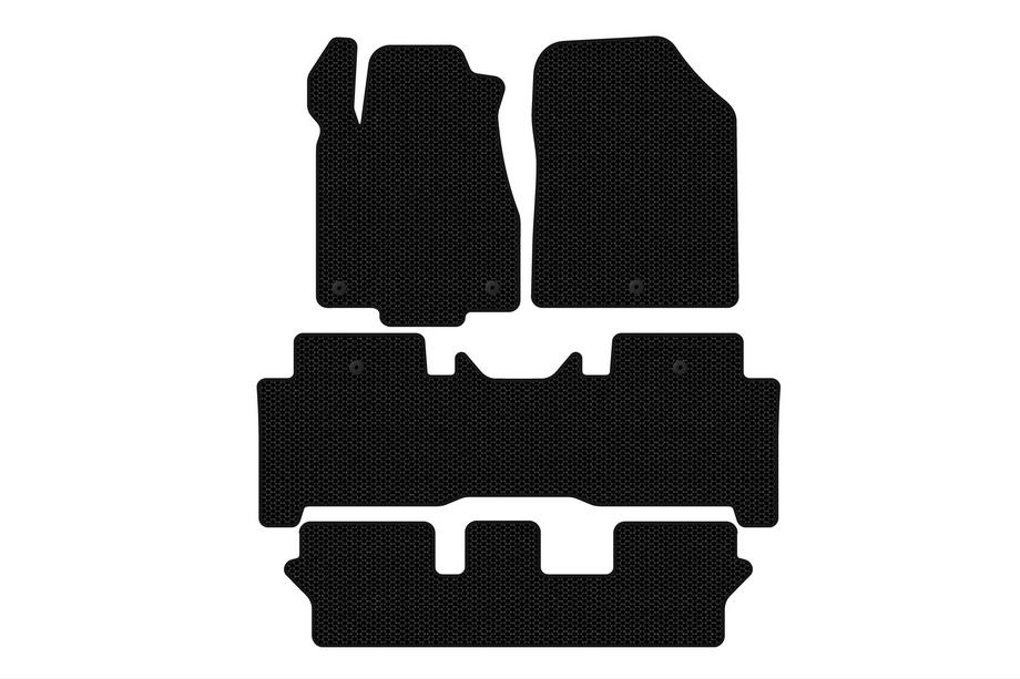 Acura MDX 2007-2013 Gummimatten Carsuit (3 Reihen, schwarz) Image