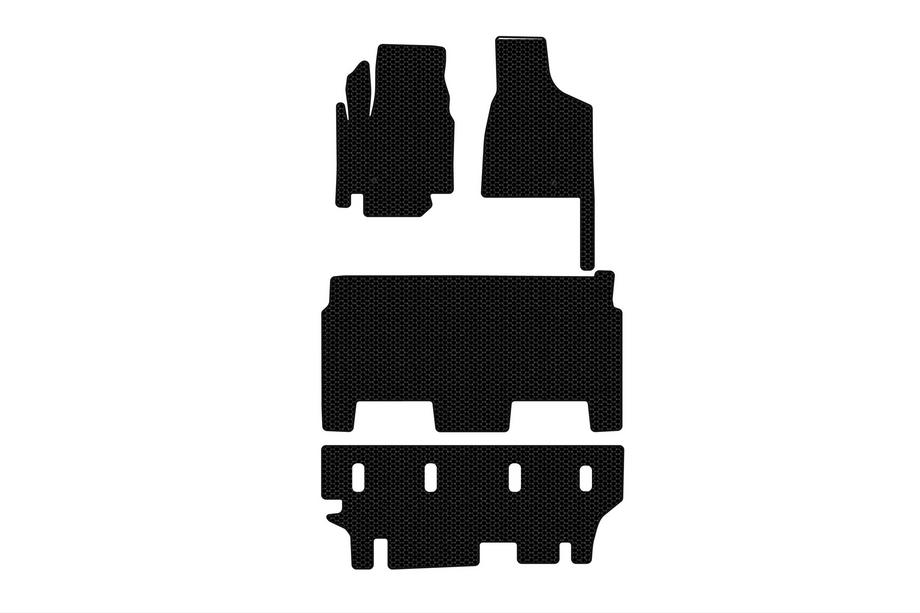 Dodge Grand Caravan V 2008-2020 Gummimatten Carsuit (2008-2020, 3 Reihen, 8-Sitzer/Ausstattung SXT, schwarz) Foto 1