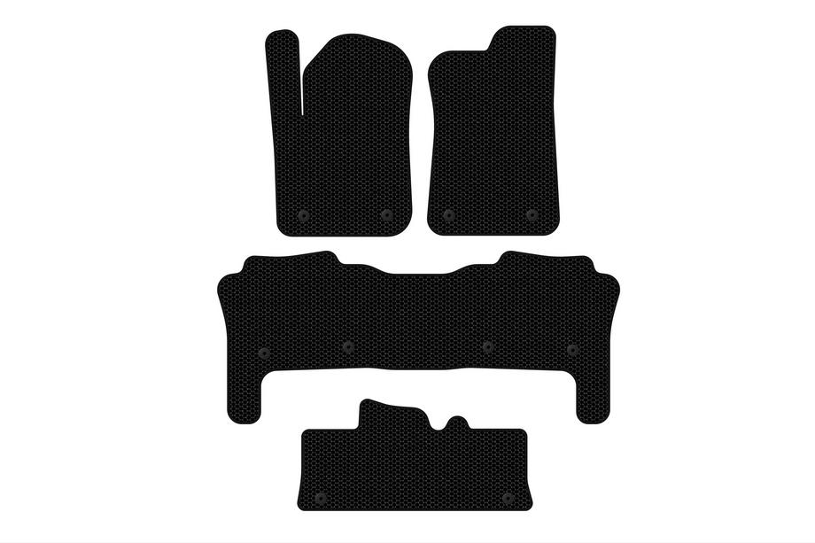 Infiniti QX56 2010-2013 Gummimatten Carsuit (3 Reihen, schwarz) Image