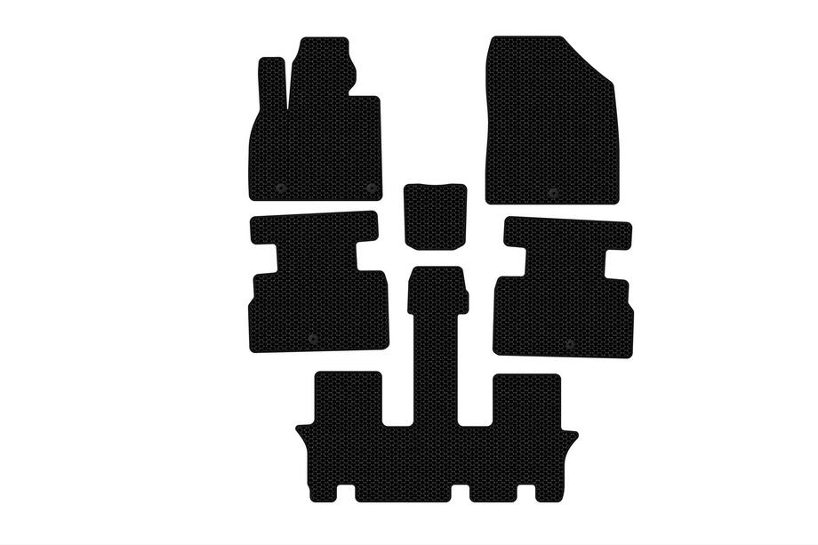 Kia Stonic 2017- Gummimatten Carsuit (3 Reihen, 7-Sitzer, schwarz) Image