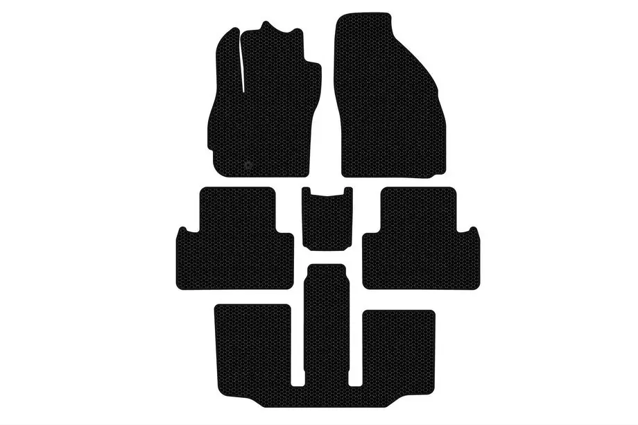 Mazda 5 2005-2009 Gummimatten Carsuit (3 Reihen, 7-Sitzer, schwarz) Image